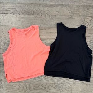 LululemonTrain to Be Tank Tops High Low Hem Sz 4
